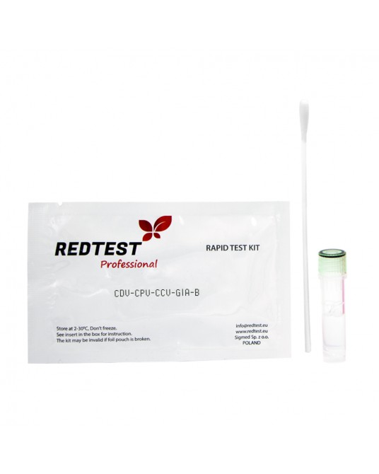 Rychlý diagnostický test CDV-CPV-CCV-GIA Ag značky Redtest