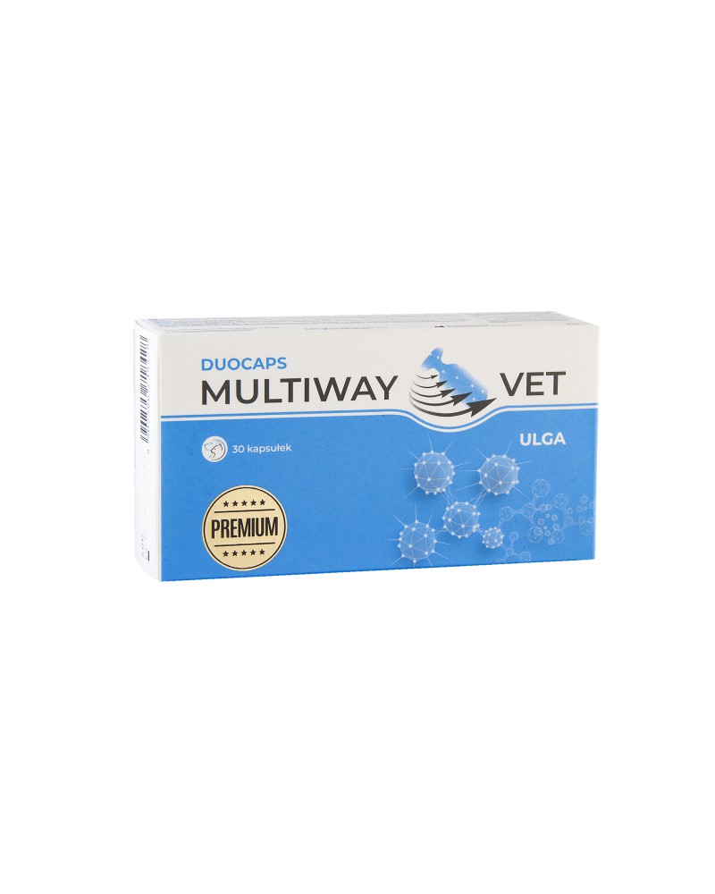 MULTIWAY VET® DUOCAPS ULGA MAX - kapsułki twist-off łagodzące stres i dyskomfort dla psa i kota 60 kapsułek