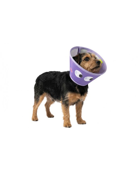 Pooperační límec značky Fit4Pets, s očky, lemování, suchý zip