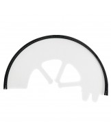 Kołnierz ochronny dla zwierząt, zatrzaskowy