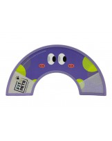 Kołnierz pooperacyjny Fit4Pets na rzep z obszyciem, rozmiar S - wzór oczka