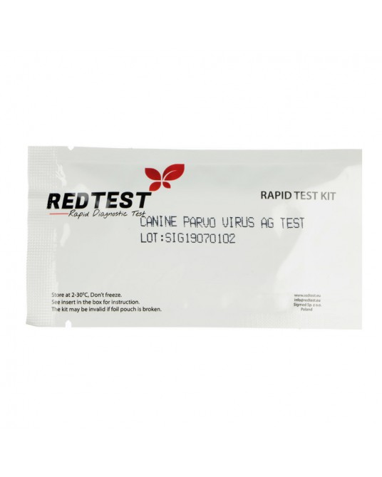 Diagnostický test Redtest parvoviru psů CPV