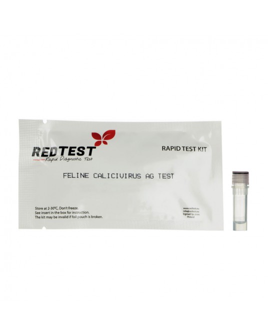 Rychlý, diagnostický test FCV Ag. značky RedTest